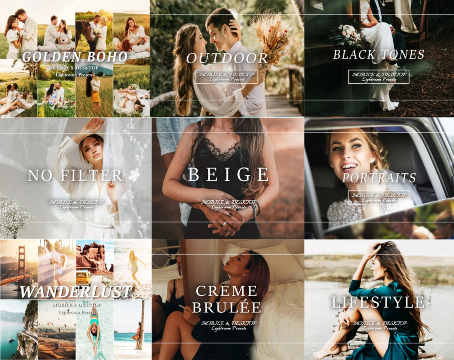 650 Couple Presets, Mariage Preset, WEDDING Presets, Lightroom Presets Bundle, Mobile Bright Elegant Wedding Presets, Couple Preset Bride