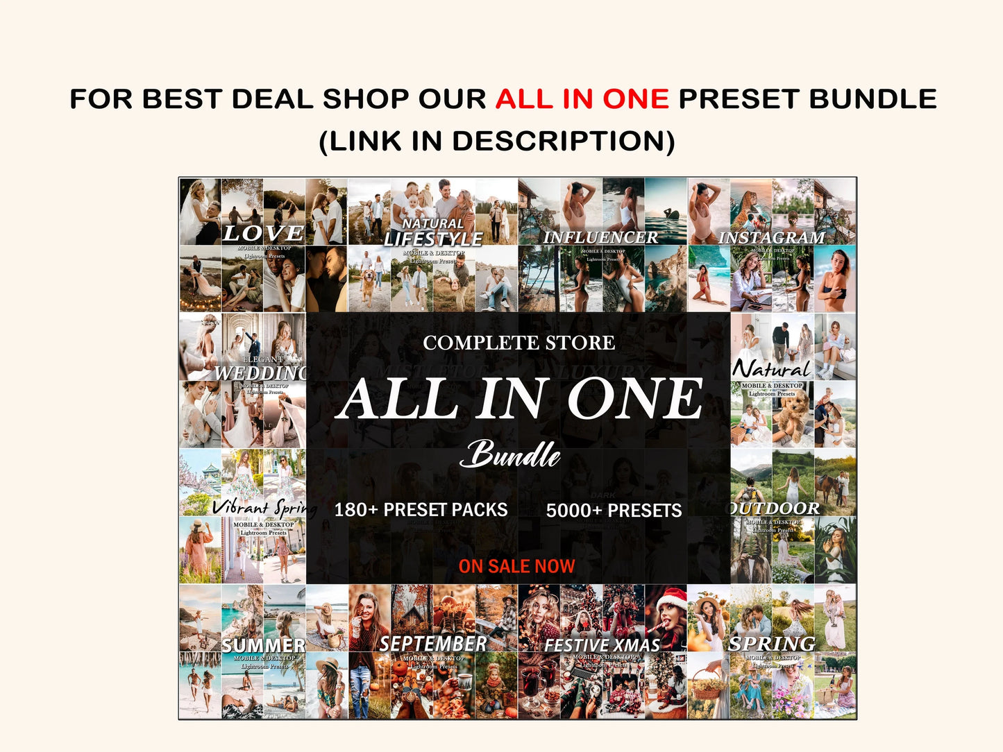 2000 MEGA Lightroom PRESETS Bundle, Spring Summer Travel Presets, Aesthetic Moody Mobile and Desktop Influencer Presets, Outdoor Nature