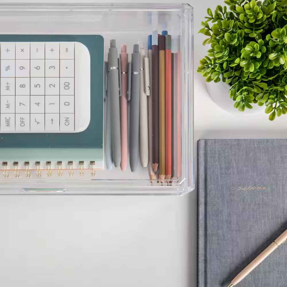 Clear Desk Organizer