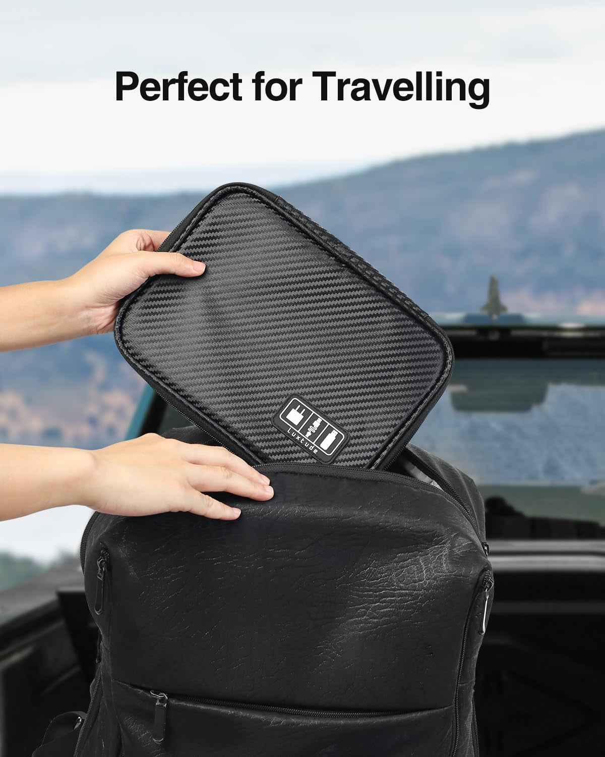 Cable Organizer Bag, Cord Organizer Bag, Electronic Organizer Travel Case, Wire