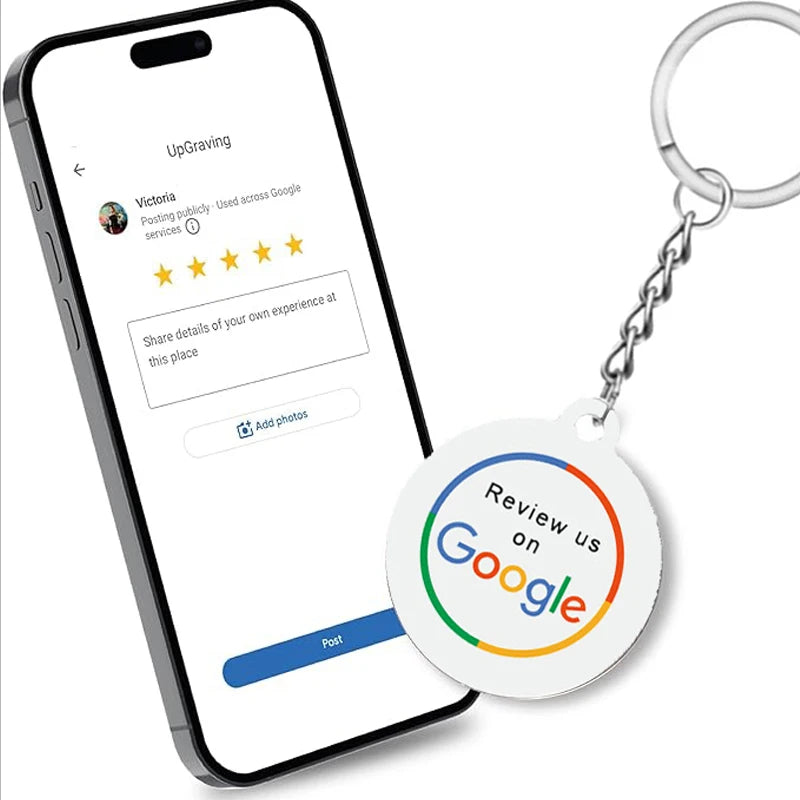Instagram NFC Epoxy Tag NFC Key Tag Proximity 13.56Mhz RFID Keychain for Increase Followers