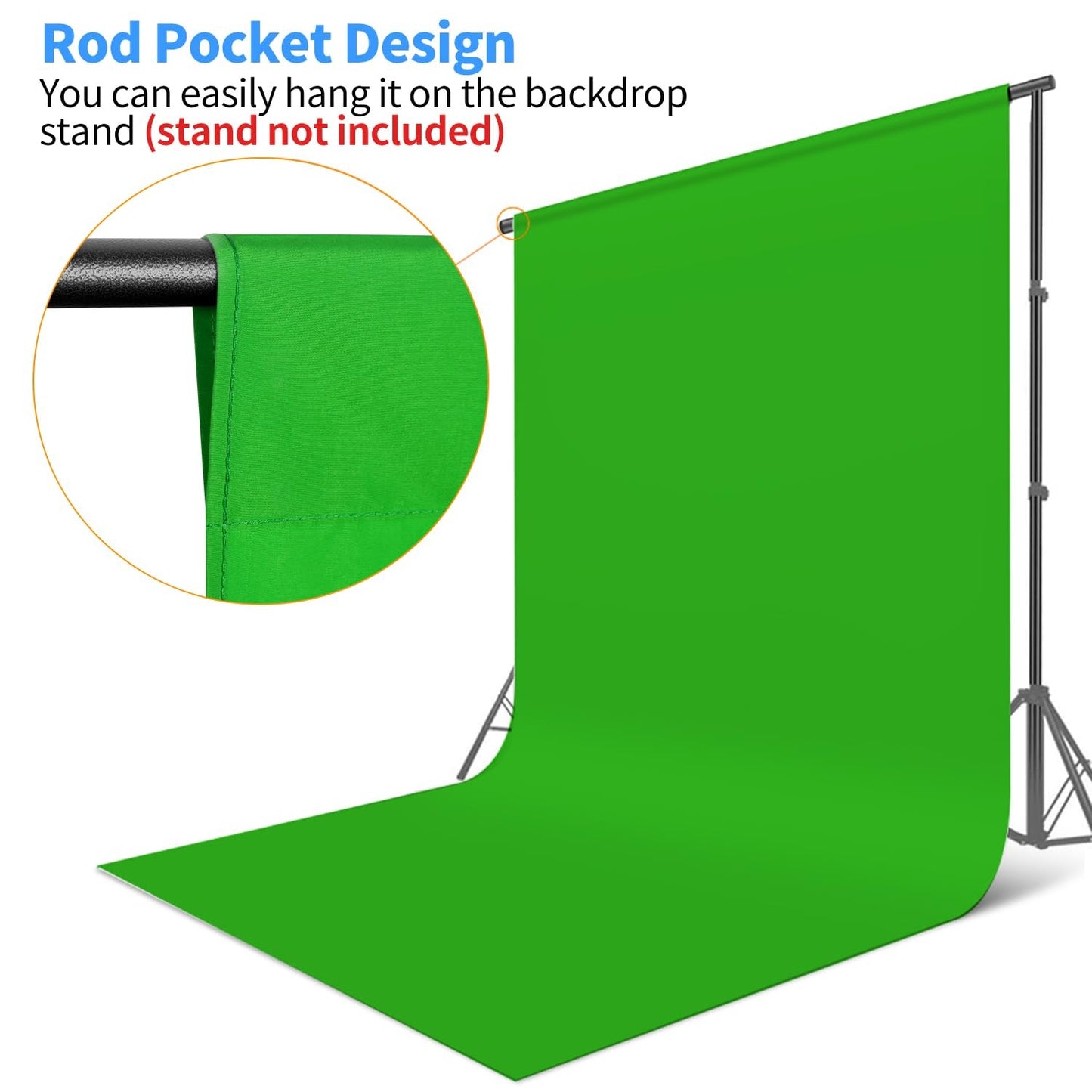Vlog Streaming Youtube Photography Green Background Screen