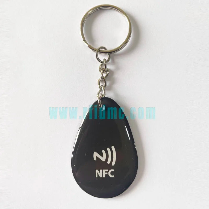 Instagram NFC Epoxy Tag NFC Key Tag Proximity 13.56Mhz RFID Keychain for Increase Followers
