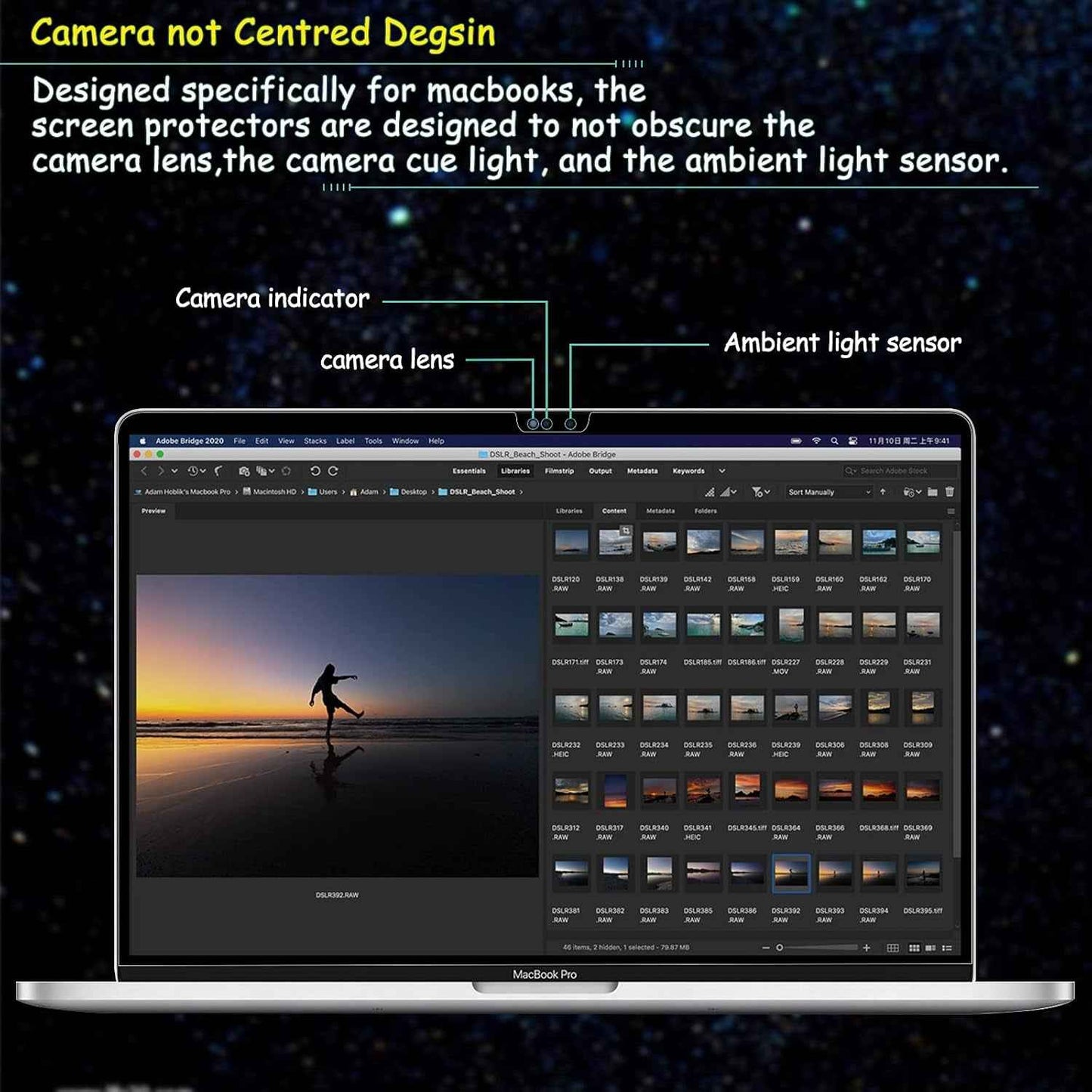 for Macbook Pro 13 Anti-Glare Anti-Blue Light Screen Protector Filter, Macbook Pro 13 Inch(2016~2022) M1/M2 Eye Protection Blue Light Blocking Filter Reduces Digital Eye Strain