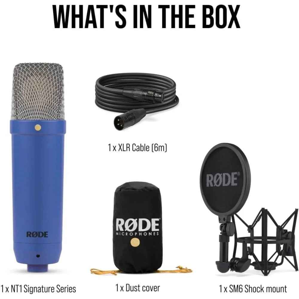 NT1 Signature Series Large-Diaphragm Condenser Microphone (Cobalt)