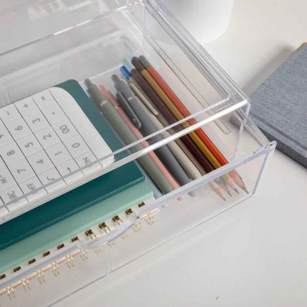 Clear Desk Organizer