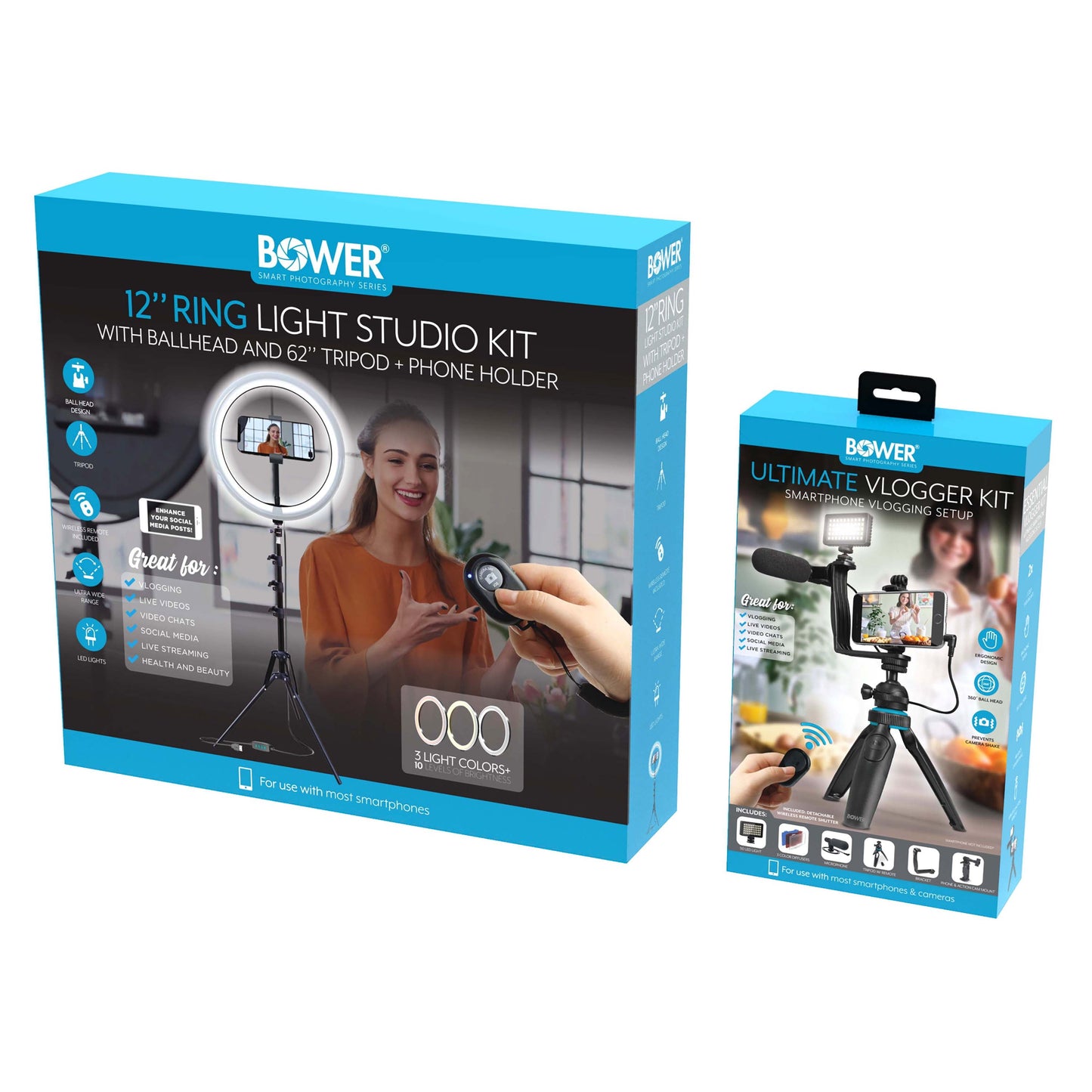 Ultimate Ring Light Studio Vlogger Kit Bundle