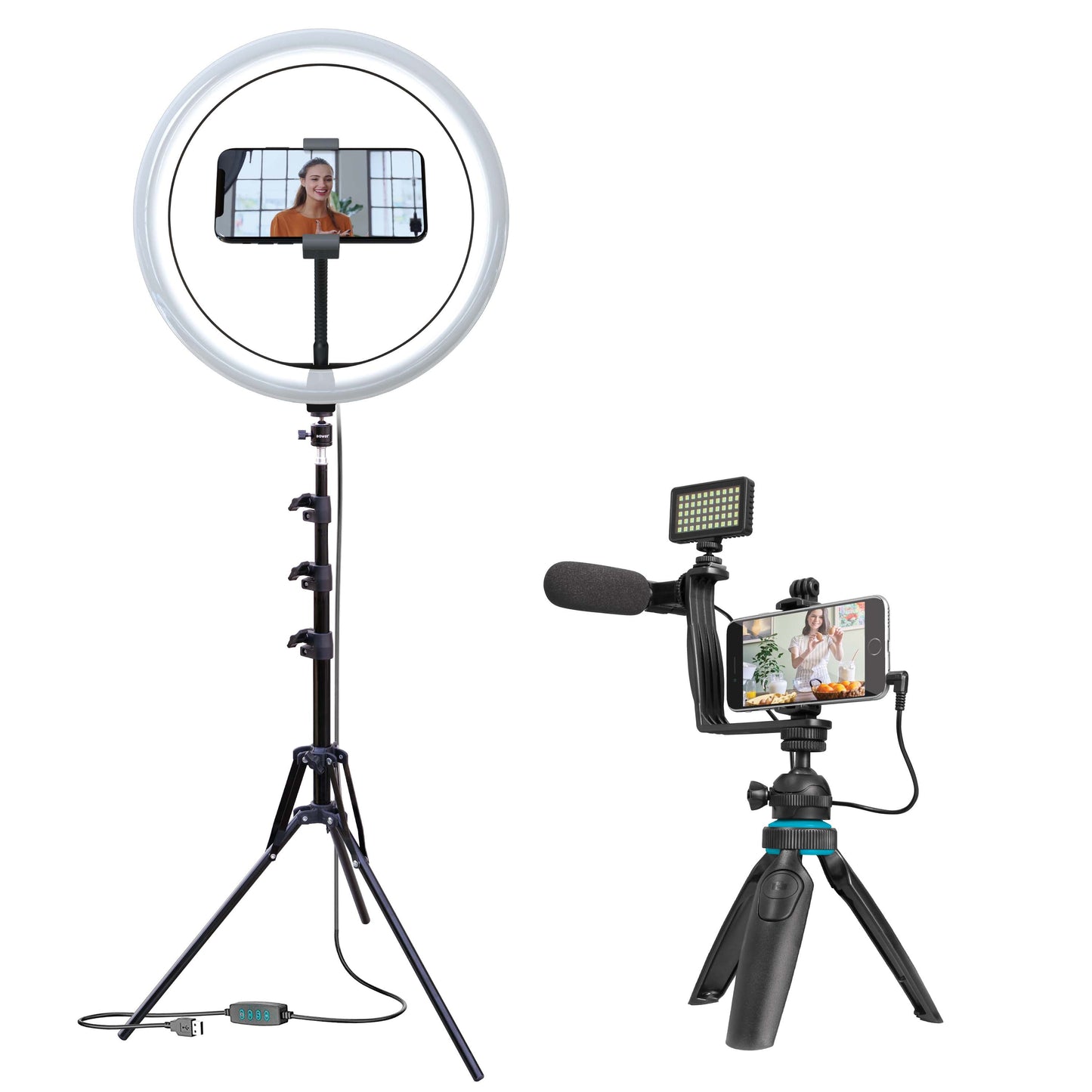 Ultimate Ring Light Studio Vlogger Kit Bundle
