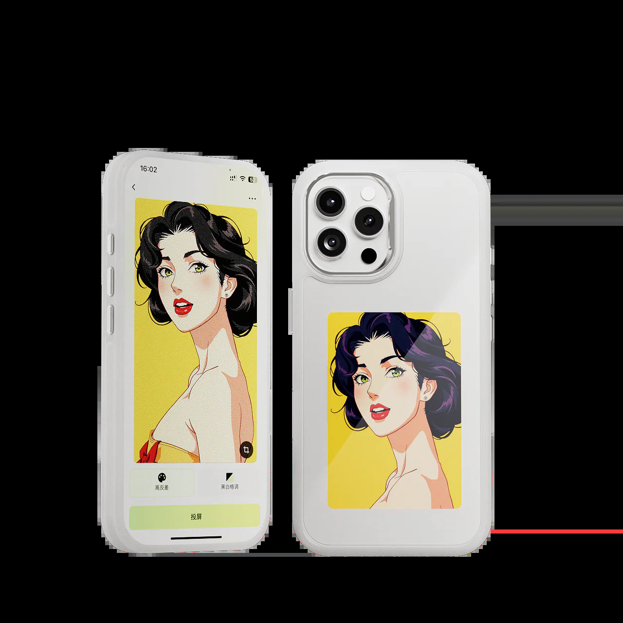 AI E-Ink Iphone Case