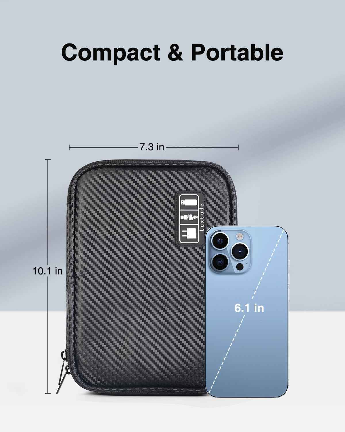 Cable Organizer Bag, Cord Organizer Bag, Electronic Organizer Travel Case, Wire