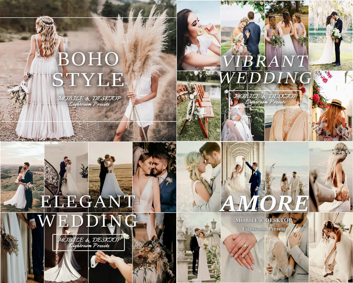 650 Couple Presets, Mariage Preset, WEDDING Presets, Lightroom Presets Bundle, Mobile Bright Elegant Wedding Presets, Couple Preset Bride