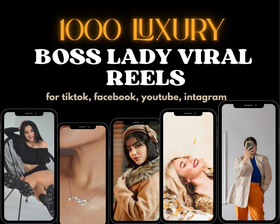 Faceless Video Reels Bundle, Viral Reels, Faceless Reels Bundle, Aesthetic Video, Luxury Reels, Viral Hooks, Aesthetic Reels, Reels