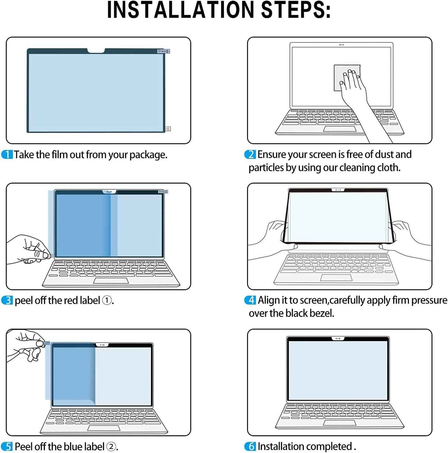 for Macbook Pro 13 Anti-Glare Anti-Blue Light Screen Protector Filter, Macbook Pro 13 Inch(2016~2022) M1/M2 Eye Protection Blue Light Blocking Filter Reduces Digital Eye Strain