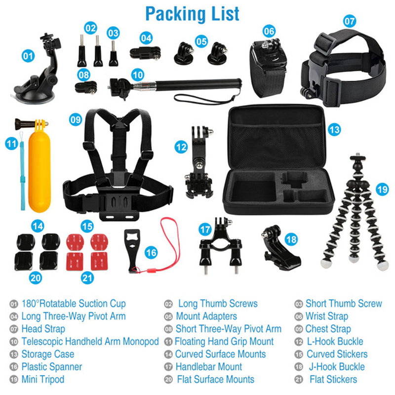 26 in 1 Camera Accessory Kit