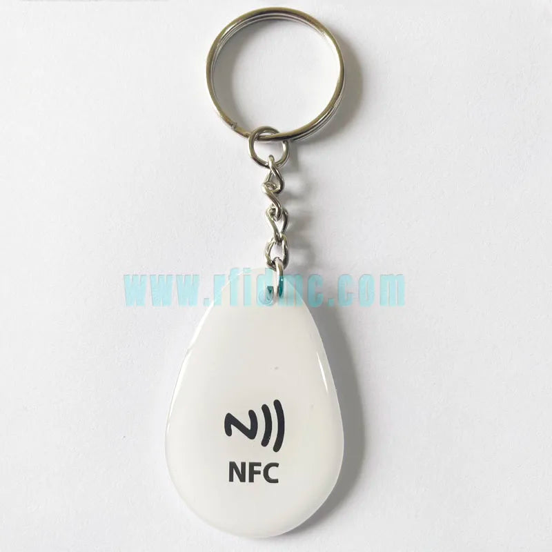 Instagram NFC Epoxy Tag NFC Key Tag Proximity 13.56Mhz RFID Keychain for Increase Followers