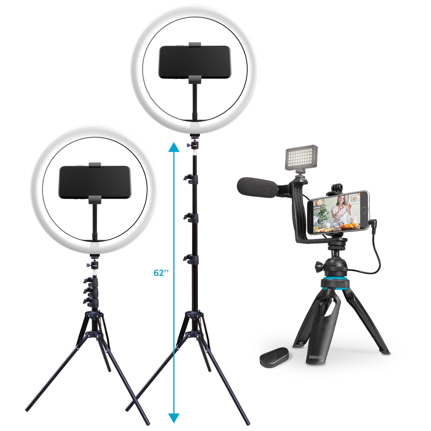 Ultimate Ring Light Studio Vlogger Kit Bundle
