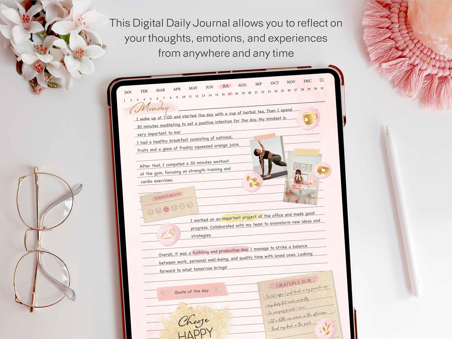 Digital Daily Journal, Digital Journal, Goodnotes & Notability, Ipad Notebook, Digital Diary
