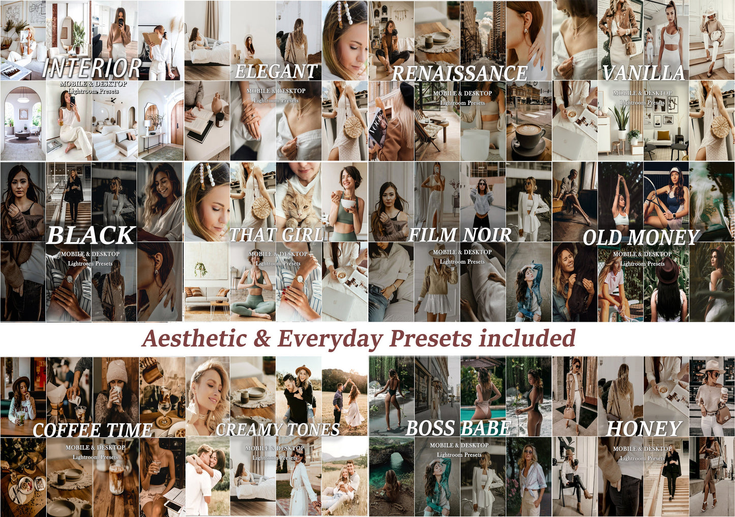 2000 MEGA Lightroom PRESETS Bundle, Spring Summer Travel Presets, Aesthetic Moody Mobile and Desktop Influencer Presets, Outdoor Nature