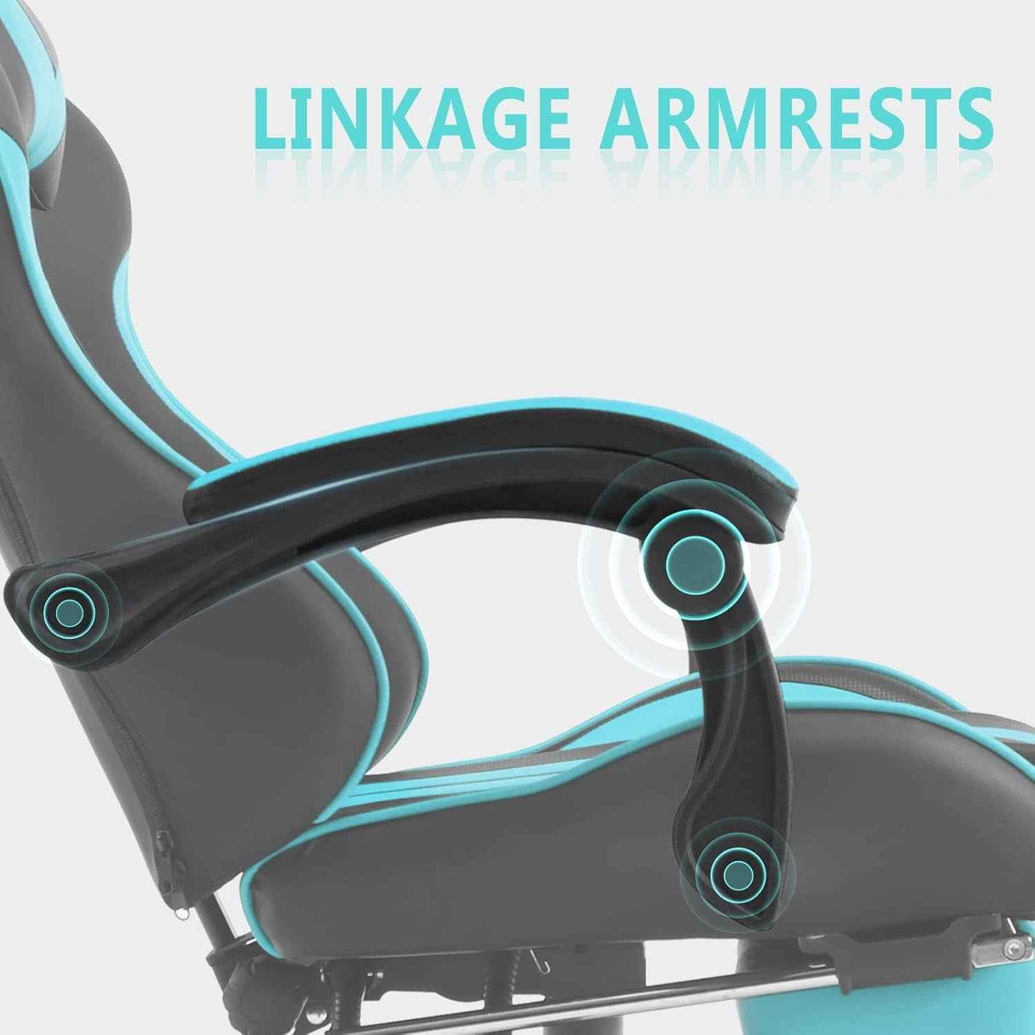 Miami Blue Ergonomic Gaming Chair for Adults & Teens