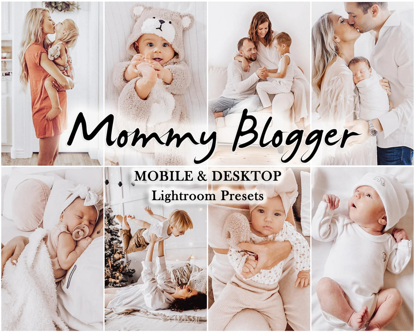 15 LIGHTROOM Presets, MOMMY Blogger, Bright Mobile Desktop Presets, Bohemian Mom Preset, Airy Presets Natural Family, Warm Preset Filter