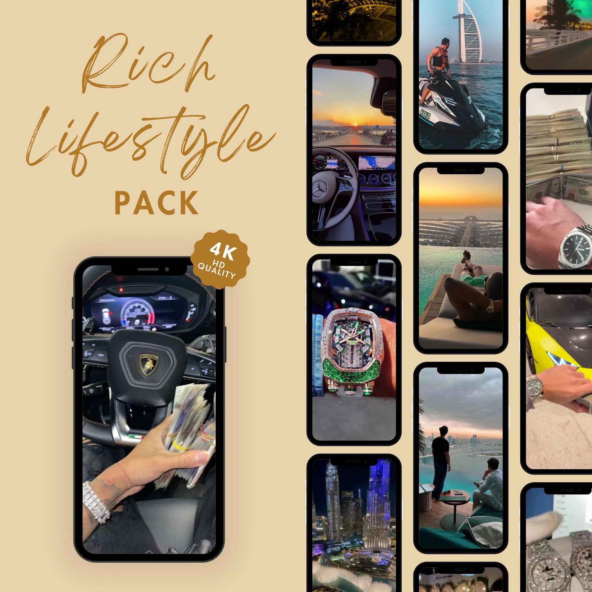 14,000+ Viral Luxury Rich Lifestyle Videos Reels, Cars, Yacht, Plane, Millionaire, Tiktok, Instagram, Youtube, Digital Marketing, MRR, PLR