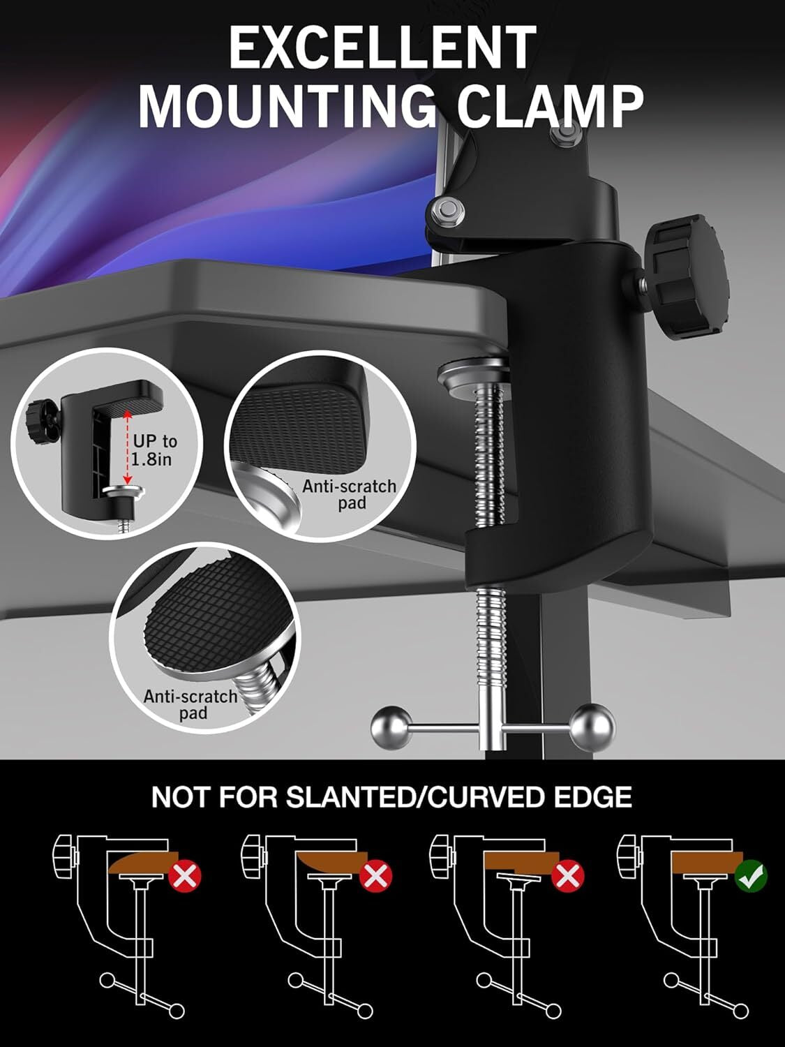 Quadcast 2 Boom Arm, Mic Arm Microphone Arm for Hyperx Quadcast 2 with Hyperx
