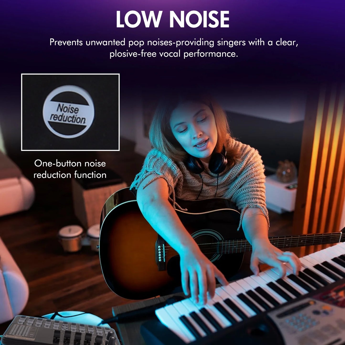Condenser Microphone Bundle Audio Mixer BM-800 Podcast Microphone with Voice Changer, Studio Equipment for Laptop Computer Vlog Living Broadcast Live Streaming Youtube Tiktok