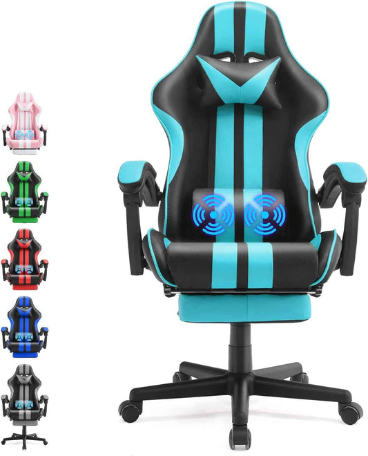 Miami Blue Ergonomic Gaming Chair for Adults & Teens
