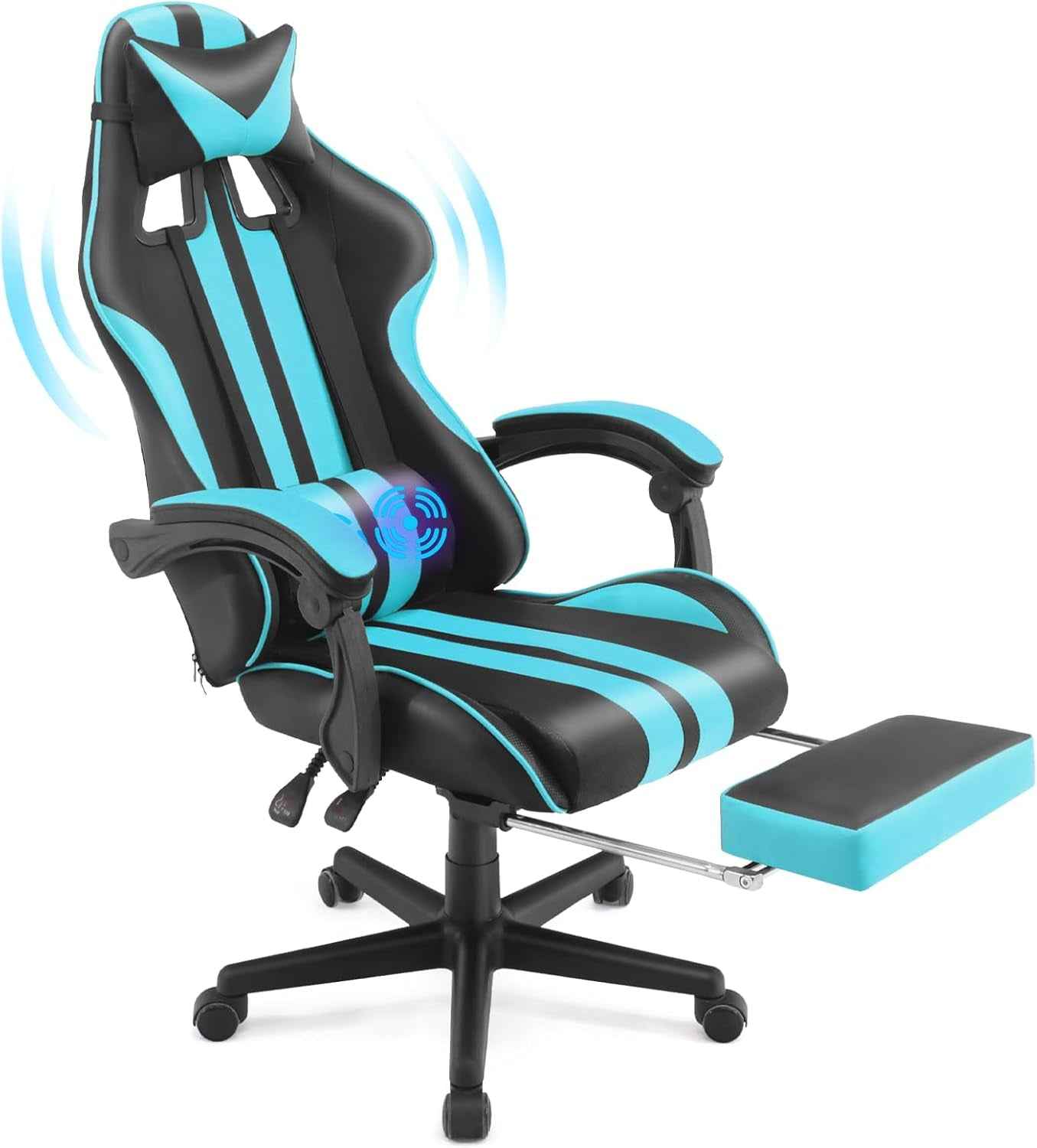 Miami Blue Ergonomic Gaming Chair for Adults & Teens