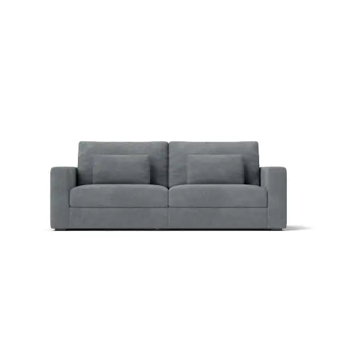 Modern 83" Sofa Lounge, Haze - 3 Seater with Easy-Clean Cover - Luxe Haus Studio