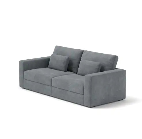 Modern 83" Sofa Lounge, Haze - 3 Seater with Easy-Clean Cover - Luxe Haus Studio