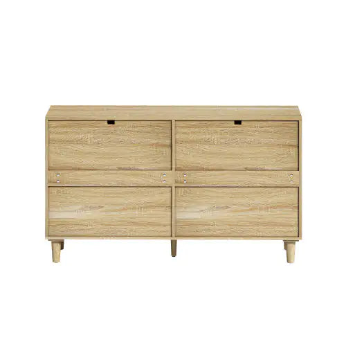 Rattan Natural 6-Drawer Dresser