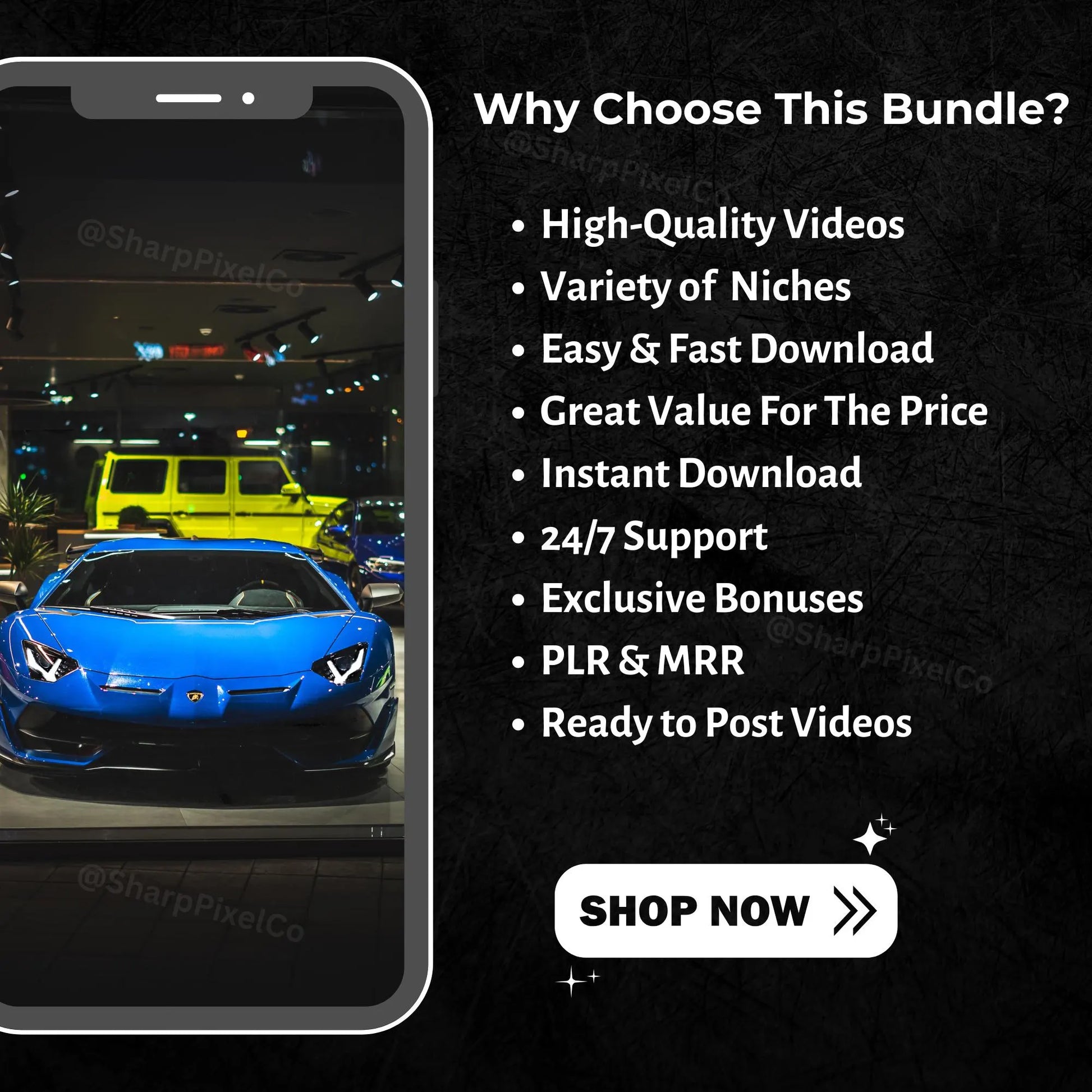 43K+ Viral Faceless Reels Bundle | Aesthetic Videos, Travel Clips, Luxury Rich Lifestyle, DFY Social Media Posts, Instagram & Tiktok Growth