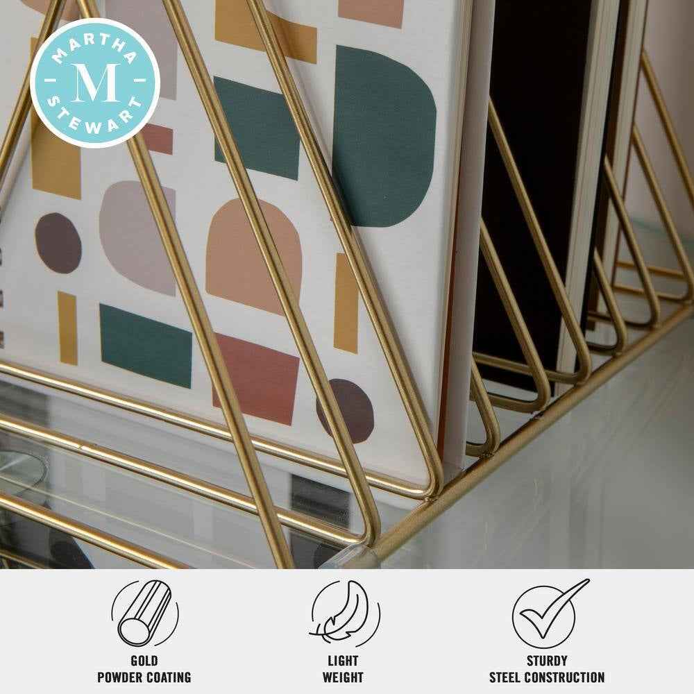 Gold Desk Organizer
