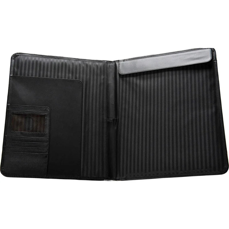, Director, Padfolio, Faux Leather Writing Portfolio, Assembled Product Width 10.16", Number of Holes 0