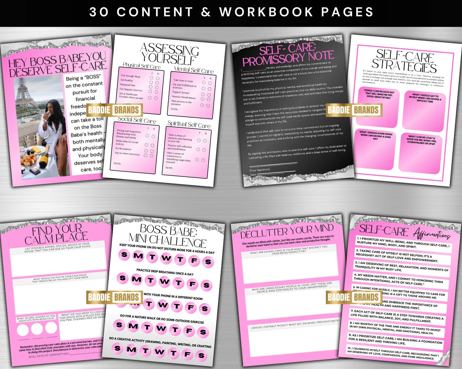 Self Care Ebook and Planner | PRL Planner, Master Resell Rights, Done for You Ebook Template, Add Your Own Brand and Resell, Ebook Cover