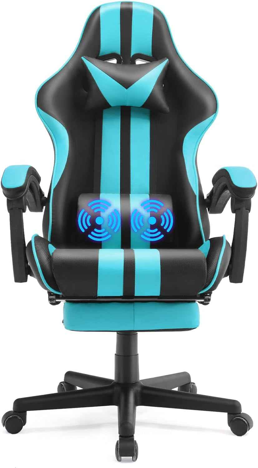 Miami Blue Ergonomic Gaming Chair for Adults & Teens