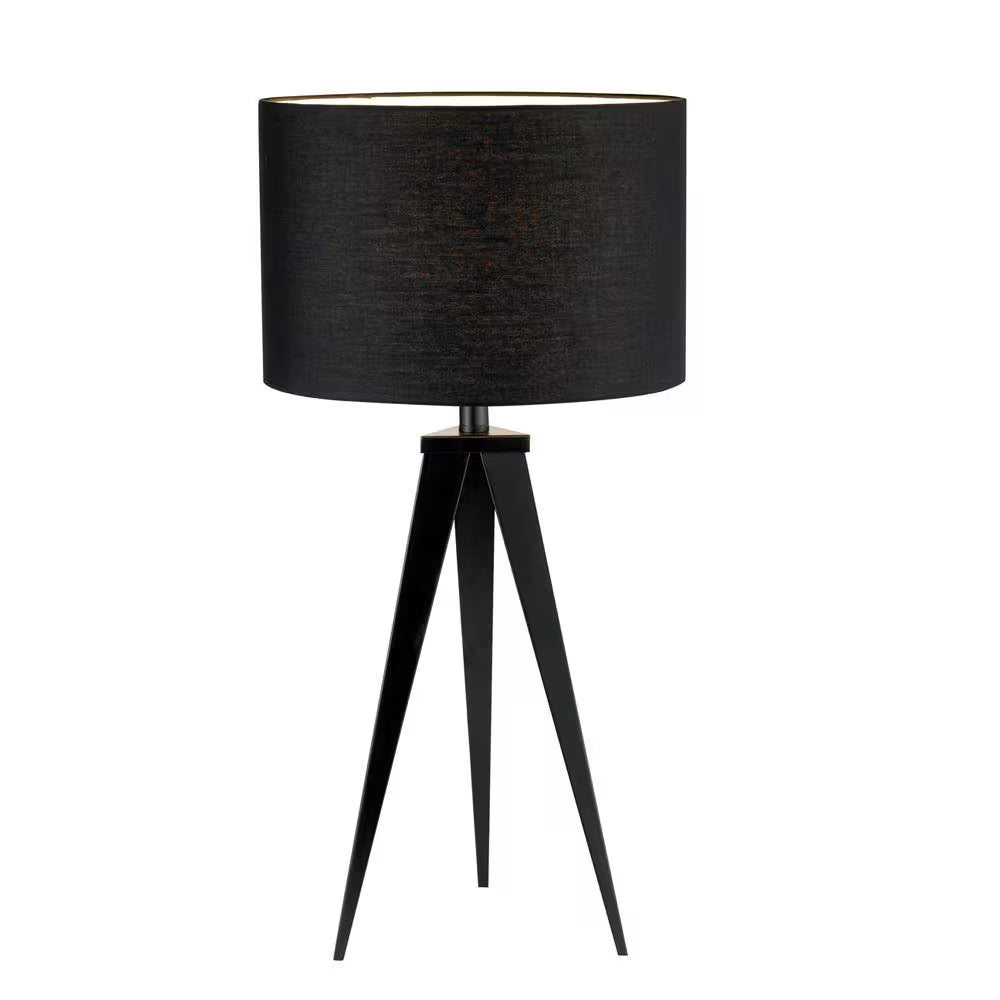 Director 28 In. Black Table Lamp
