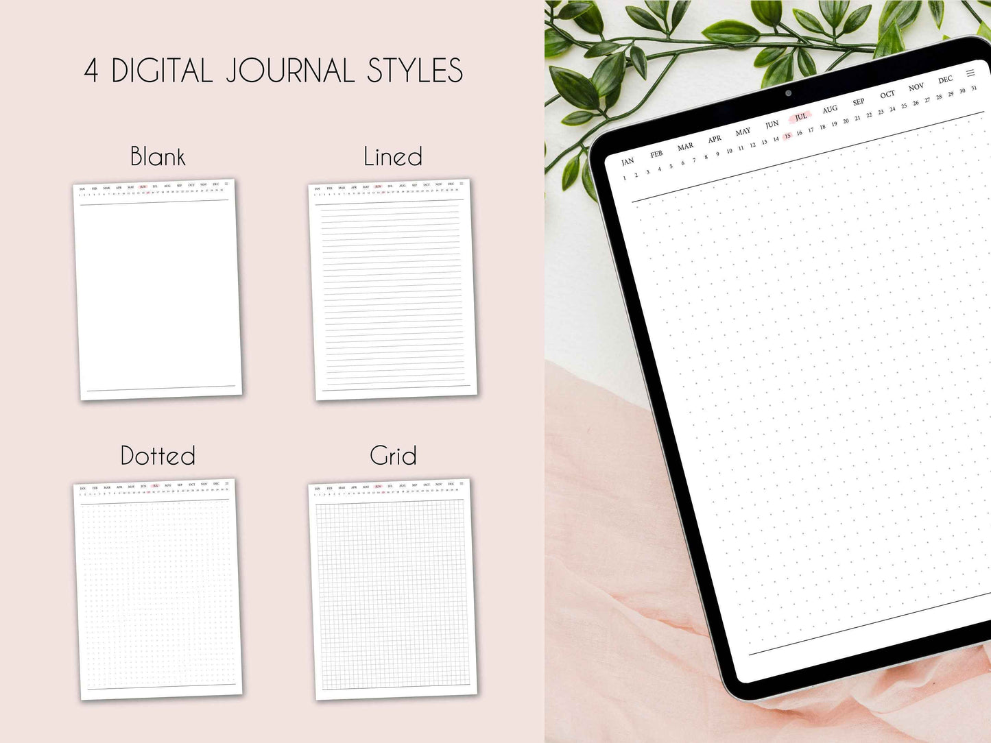 Digital Daily Journal, Digital Journal, Goodnotes & Notability, Ipad Notebook, Digital Diary