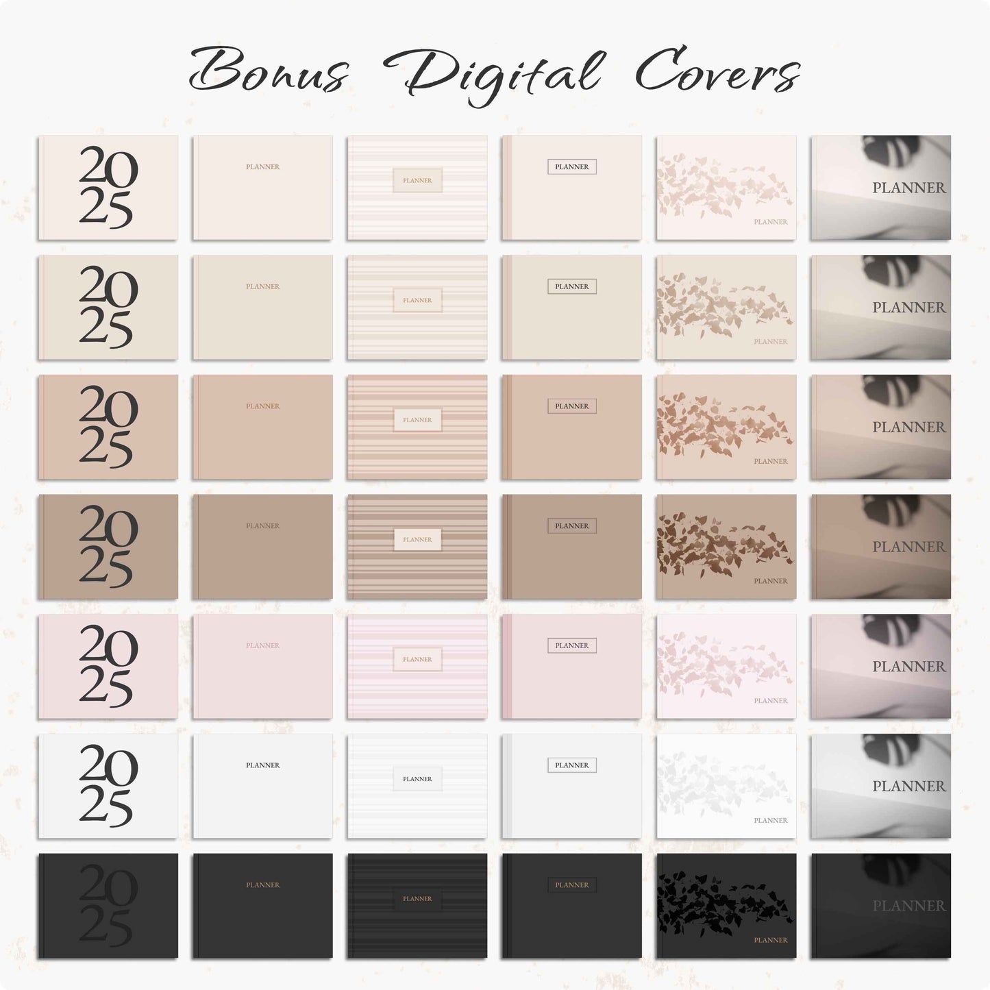 Simple Digital Planner, Weekly Planner, Monthly Planner, Goodnotes Planner, Planner 2025 2026, Simple Planner, Neutral, Beige, Minimalist