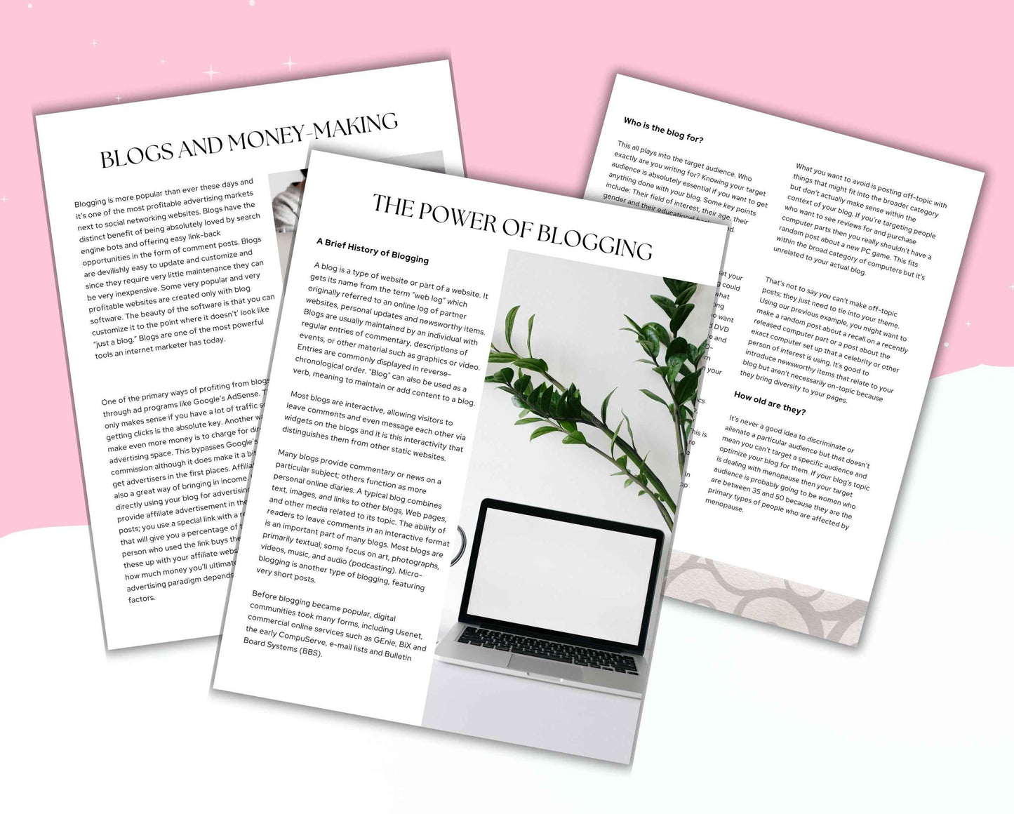 Rich of Blogging PLR Ebook, Done for You Ebook Template, Blogging Guide, Rich Girl Guide, White Label Business Planner, Rich Girl Guide
