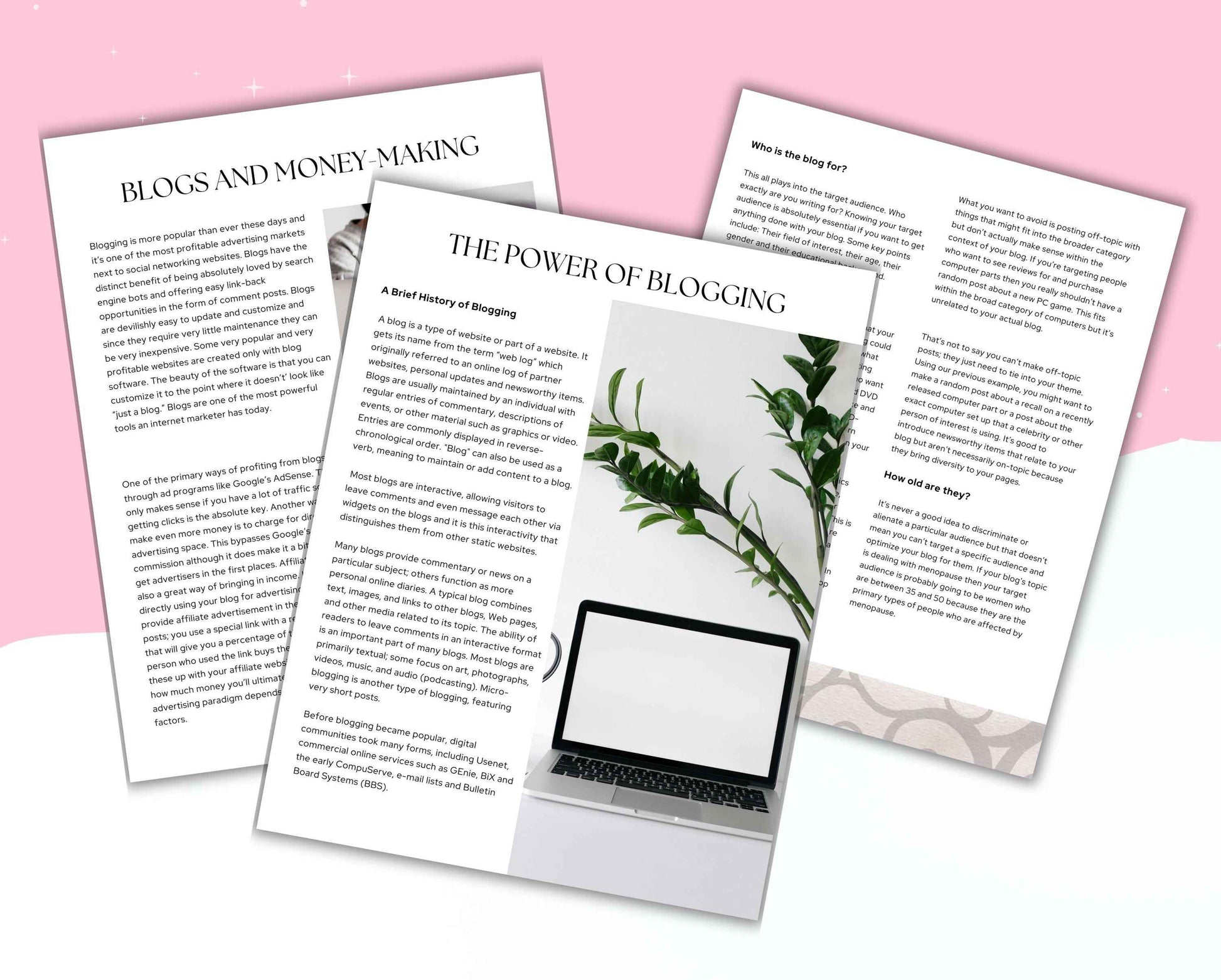 Rich of Blogging PLR Ebook, Done for You Ebook Template, Blogging Guide, Rich Girl Guide, White Label Business Planner, Rich Girl Guide